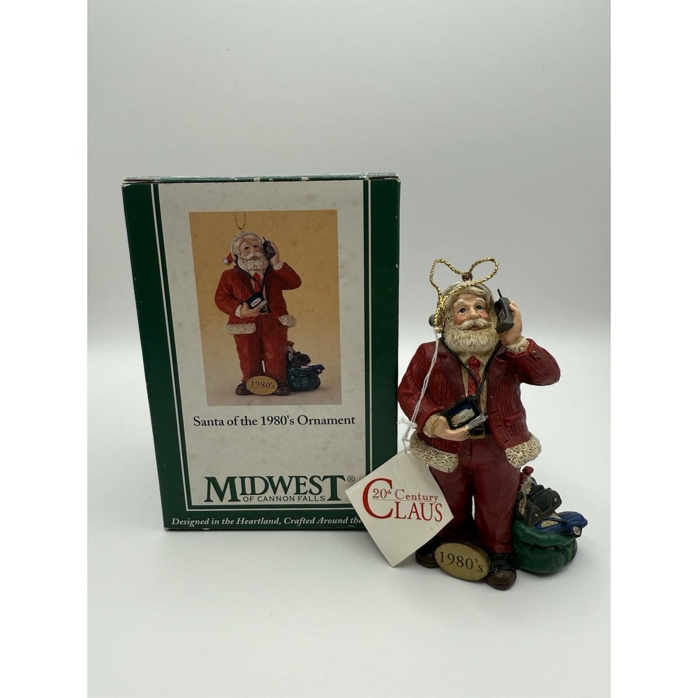 Midwest of Cannon Falls Santa of the 1980's  w/ Box 20th Century‎ Claus VINTAGE